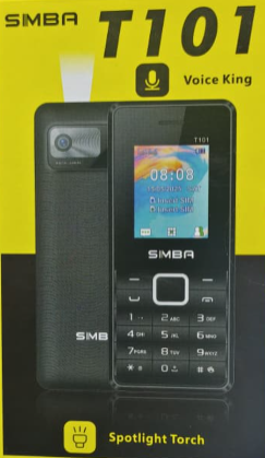 [NEW ARRIVALS] SIMBA T101 SCREEN 1.77’’ BATTERY 1000MAH DIGITAL CAMERA WIRELESS FM DUAL SIM CARD BLUETOOTH SPOTLIGHT TORCH VOICE KING KABAMBE KATULULU BUTTON MOBILE PHONE