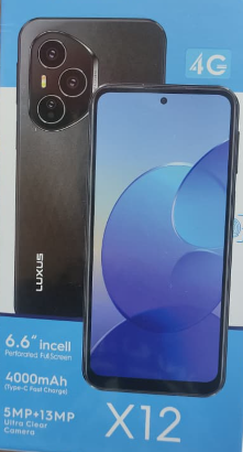 [NEW ARRIVAL] LUXUS X12 64GB ROM+4GB RAM 4G NETWORK SCREEN 6.6’’ BATTERY 4000MAH CLEAR CAMERA 5MP+13MP TYPE-C FAST CHARGER SIDE FINGERPRINT FACE UNLOCK ANDROID 11 SMART PHONES