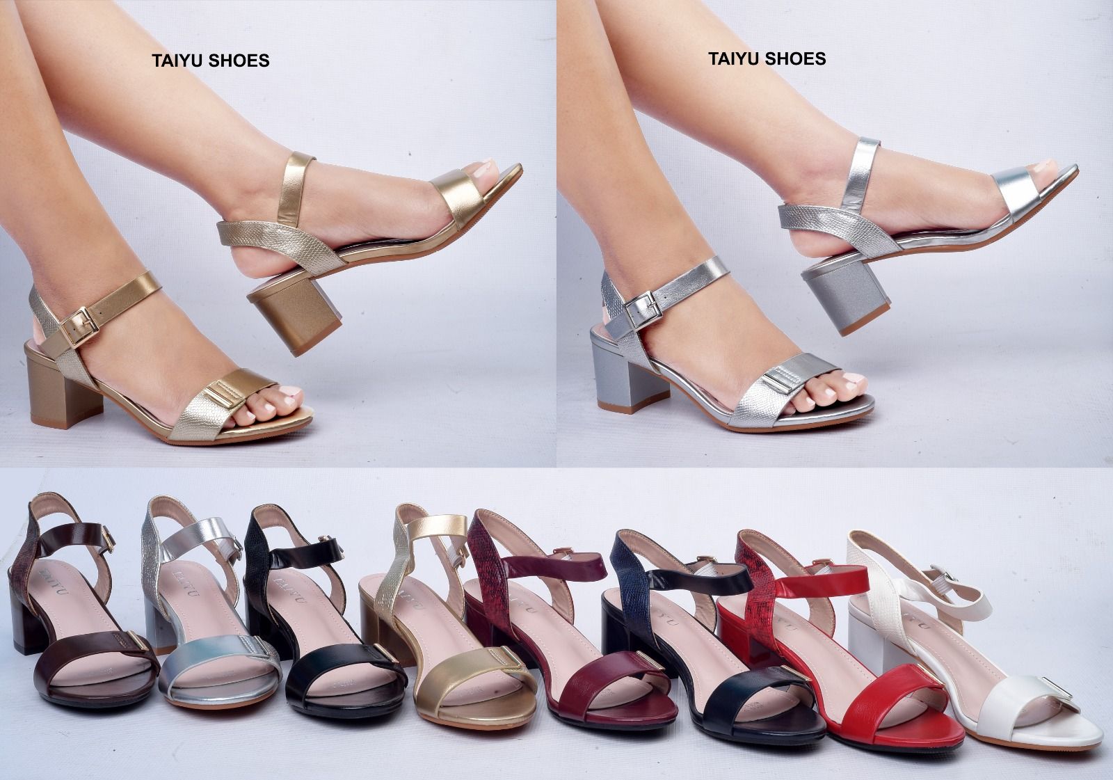 Taiyu Quality Block Open Heels classic opens women heels