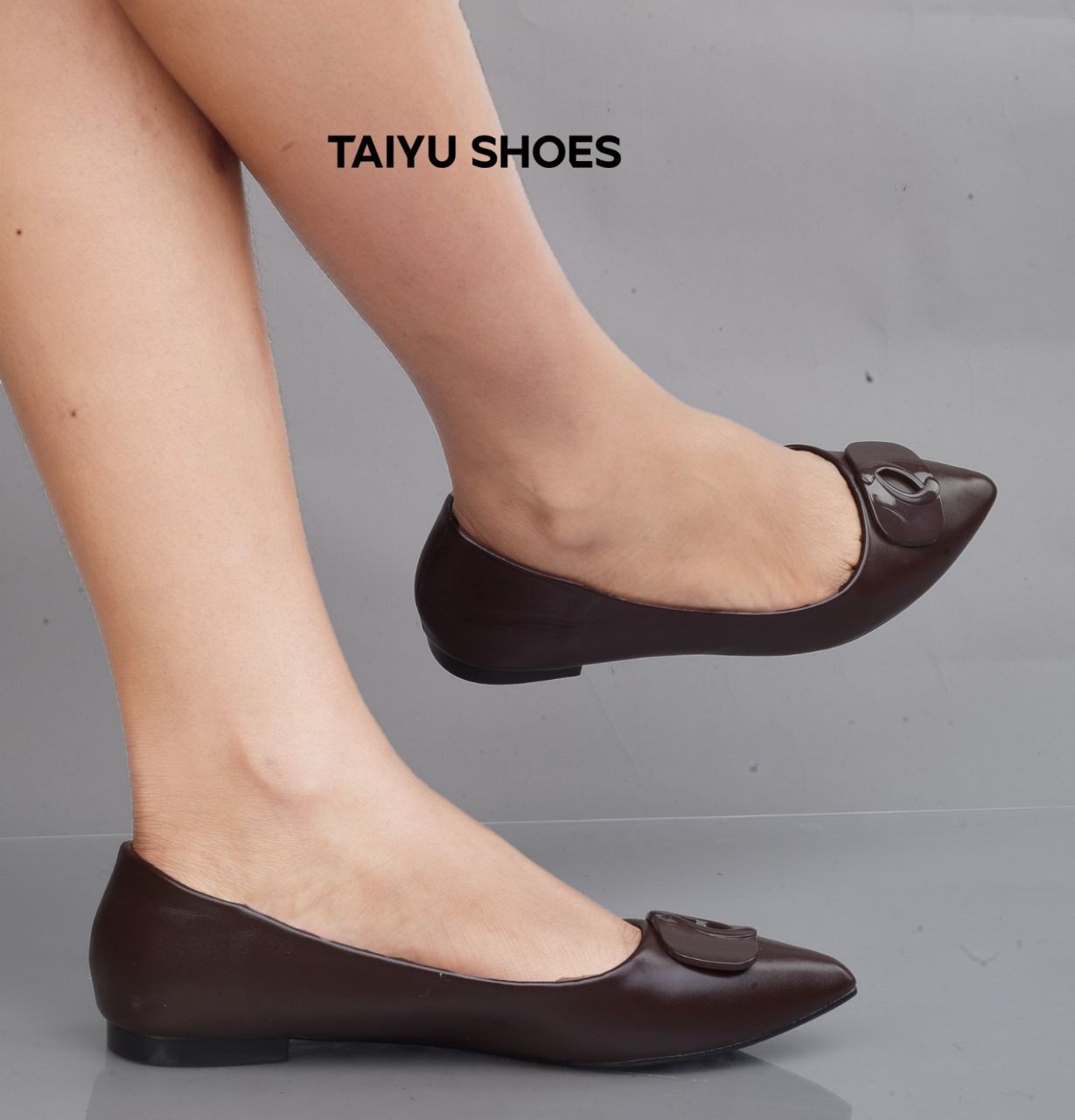 TAIYU OFFICIAL ⚡️🔥 leather ladies flat Heels  high quality 💯Women Shoes women shoes🔥💥