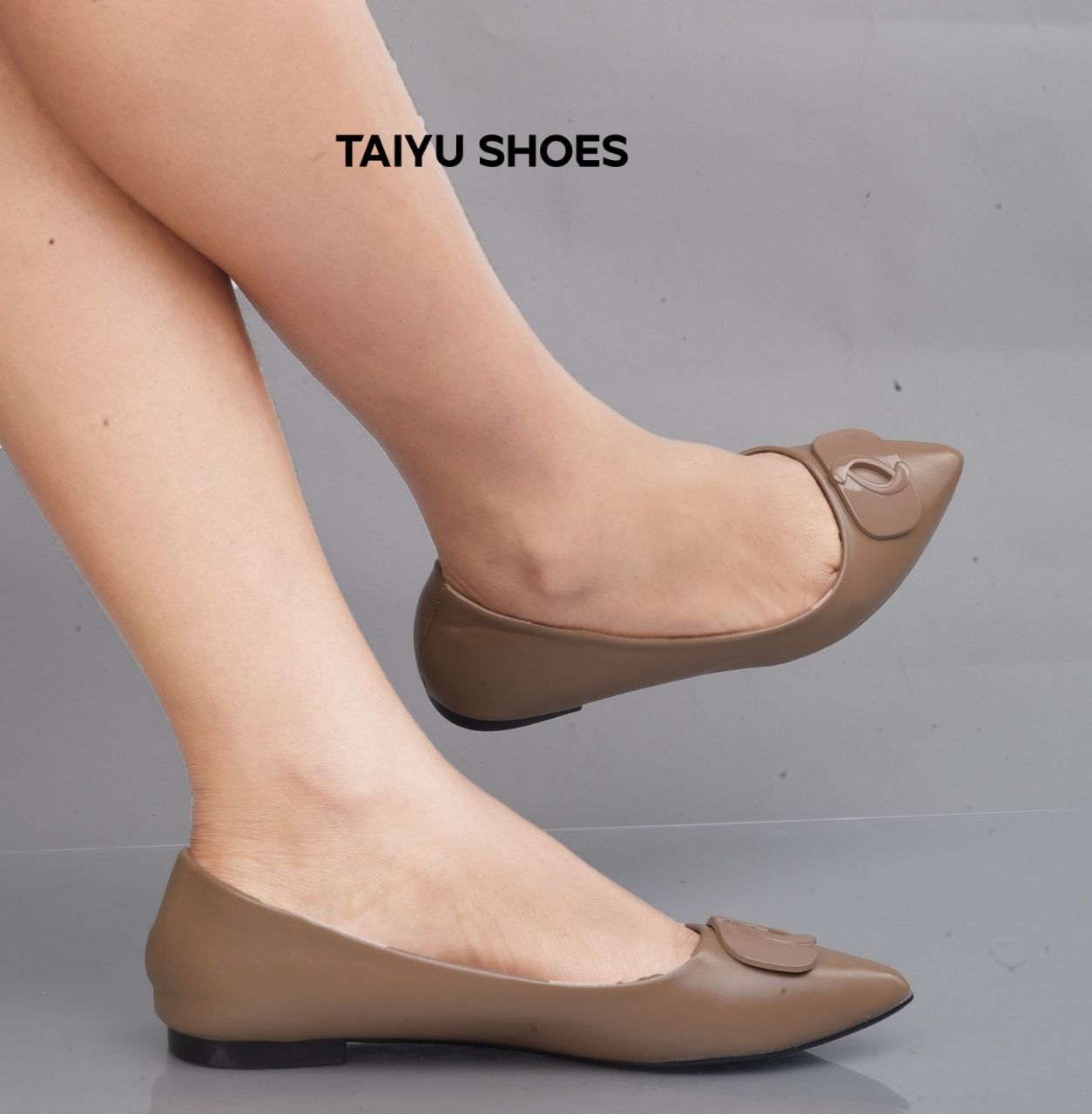 TAIYU OFFICIAL ⚡️🔥 leather ladies flat Heels  high quality 💯Women Shoes women shoes🔥💥