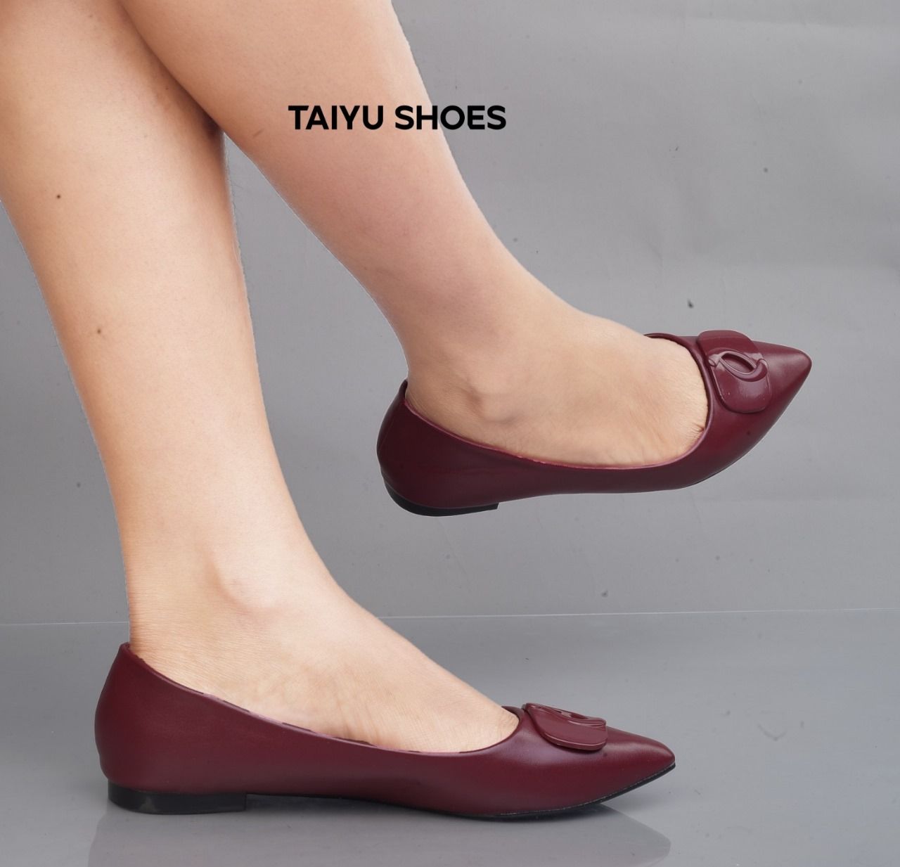 TAIYU OFFICIAL ⚡️🔥 leather ladies flat Heels  high quality 💯Women Shoes women shoes🔥💥