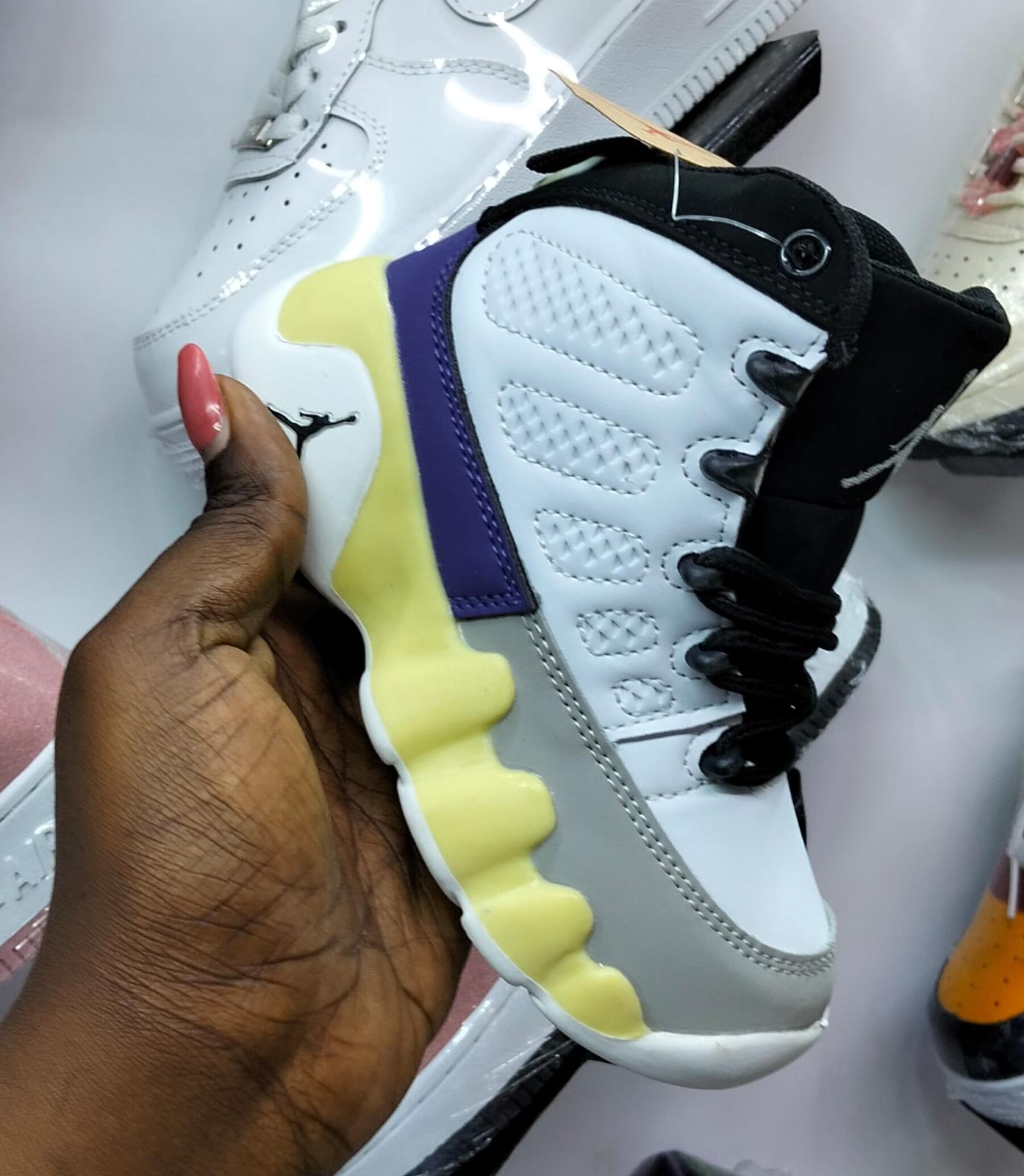 Kids J9 fashion unisex quality breathable Jordan 9 sneakers