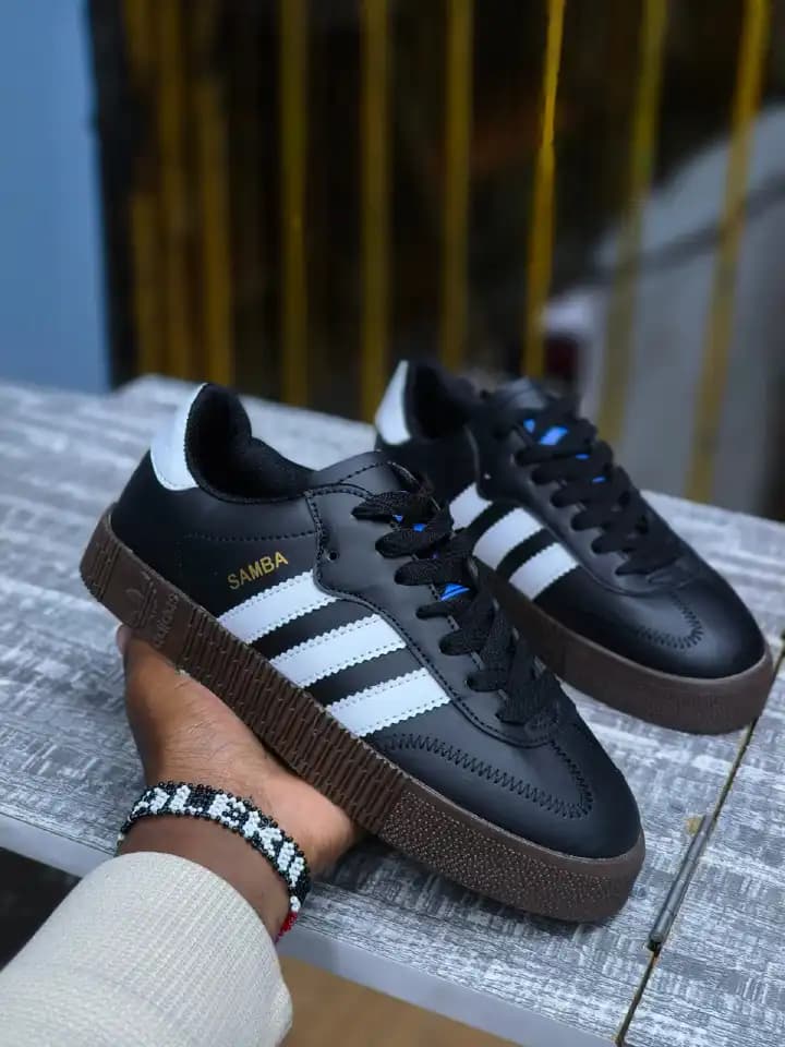 Original/latest/Design DOUBLE SOLE⭐SAMBA✨ high quality leather sneakers high quality fashion breathable latest Fashioned classic breatherble marketed unisex DOUBLE SOLE samba❤️‍🔥 sneakers