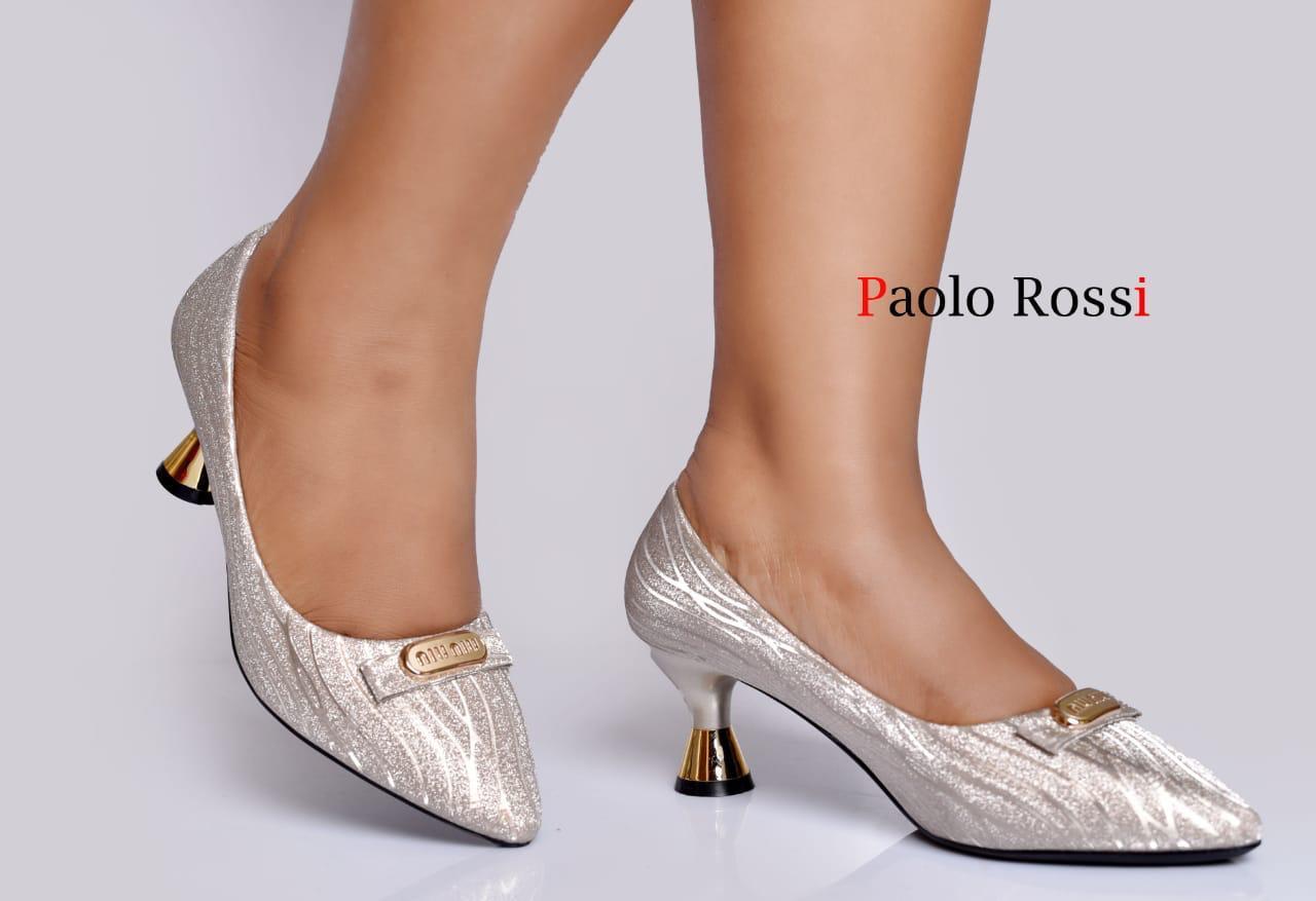LATEST 👌✨PAOLO ROSSI HEELS💖 HIGH QUALITY WOMENS CLASSIC HEELS🔥Official women favorite low heel , new arrival in market ✨clearance sale offer very cute as in picture🔥all sizes and colors