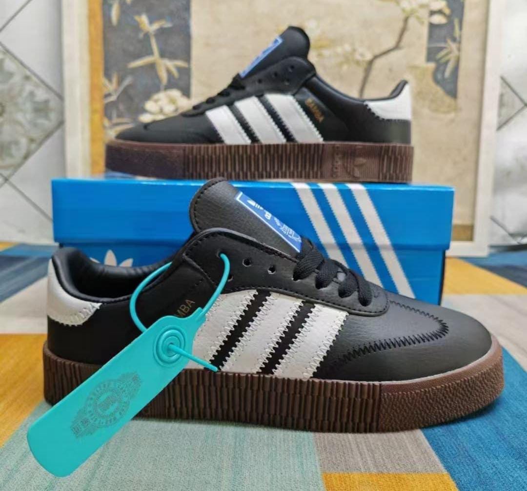 Original/latest/Design DOUBLE SOLE⭐SAMBA✨ high quality leather sneakers high quality fashion breathable latest Fashioned classic breatherble marketed unisex DOUBLE SOLE samba❤️‍🔥 sneakers