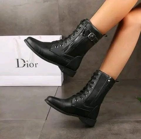 ⚡ Women's/Ladies🔥❤‍🔥MID CALF ankle boots,High quality women's above ankle boots Leather official boots⚡🔥❤‍🔥 very cut