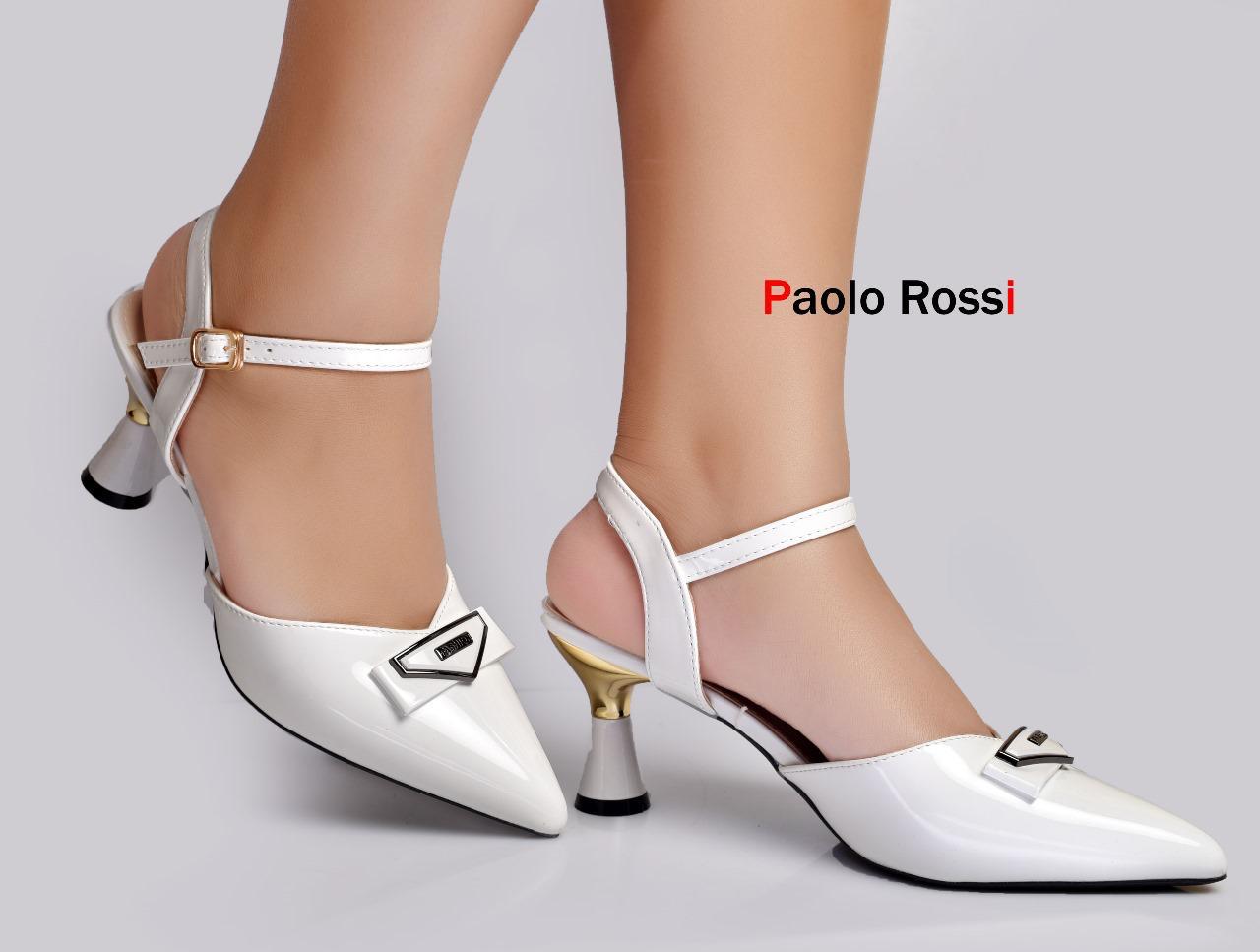 Women's PAOLO ROSSI ⚡🔥block strappy open Heel  Open Toe, Beautifully Sparkling Stiletto Heels, Ideal For Weddings And Other Occasions⚡🔥