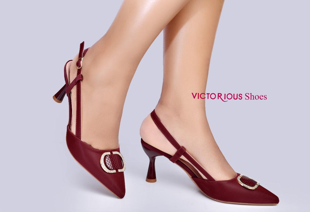 Victorious Women's ⚡🔥block strappy open Heel  Open Toe, Beautifully Sparkling Stiletto Heels, Ideal For Weddings And Other Occasions⚡🔥