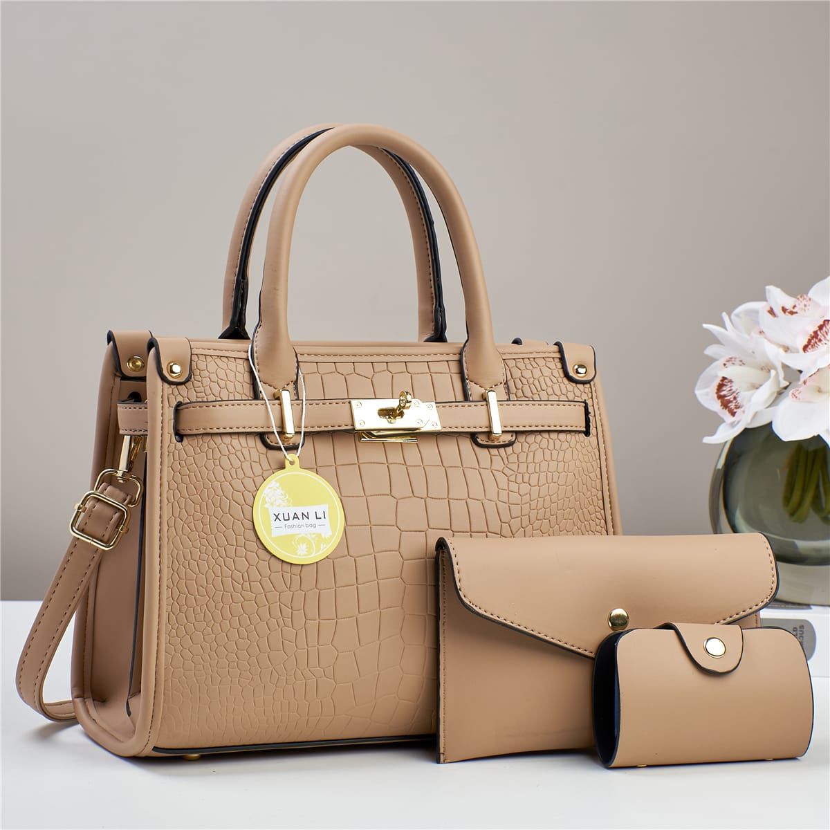 Quality💯 fashion 3 in 1 ladies luxury handbags🔥🔥