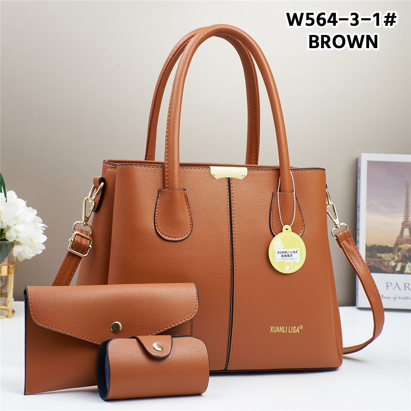 Quality💯 fashion 3 in 1 ladies luxury handbags🔥🔥