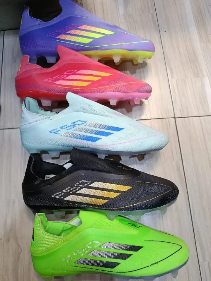 ADDIIDAS F50 PROFESSIONAL TRAINER SOCCER/FOOTBALL BOOTS⚽ High quality comfy football boots 🔥men and women dreaming football boot favorable for all playing grounds either carpet or dust ground
