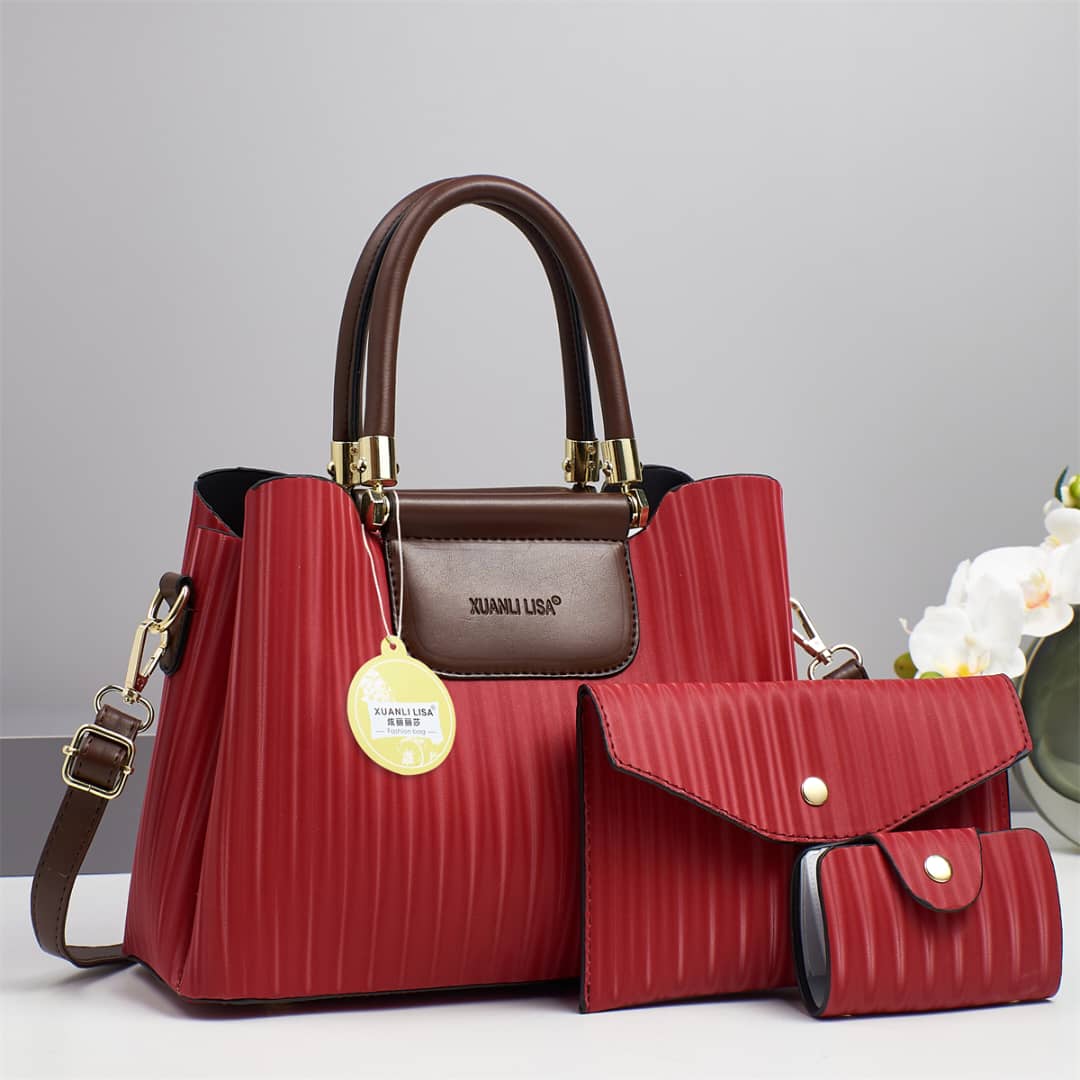 Quality💯 fashion 3 in 1 ladies luxury handbags🔥🔥