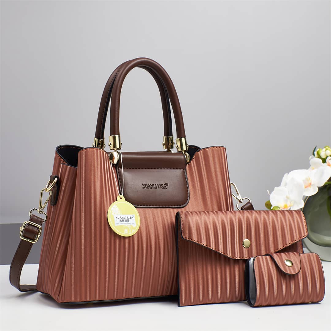 Quality💯 fashion 3 in 1 ladies luxury handbags🔥🔥