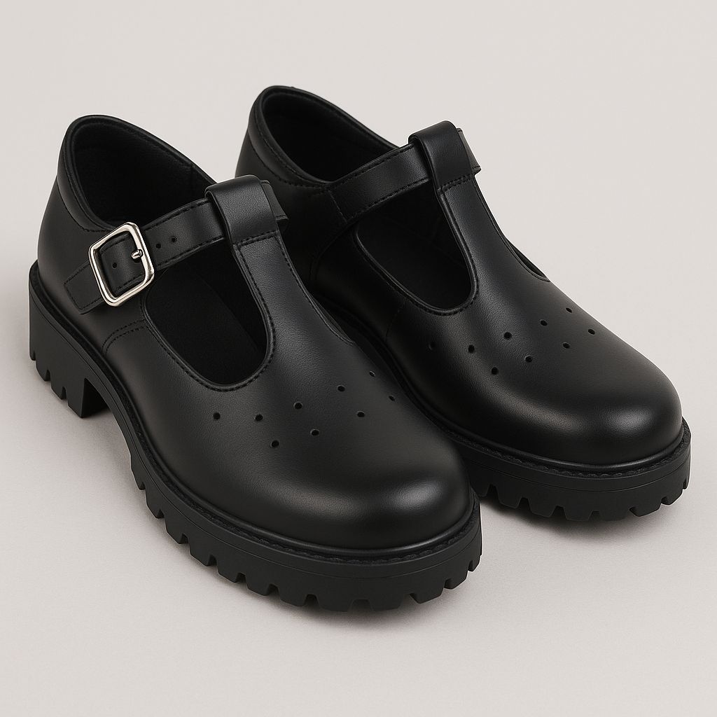 Fashion Girls Back To School Shoes Genuine Pure Leather