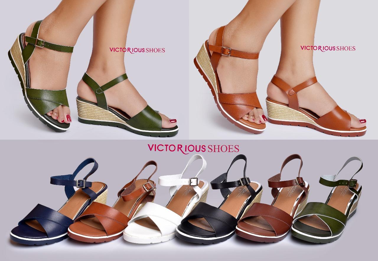 👡 Victorious Stylish Women’s Wedge Sandals ✨ – 🌸 Elegant Cross-Strap Design with Adjustable Buckle | 💃 Comfortable Platform Heel for All-Day Wear | 🏖️ Perfect for Casual, Office & Weekend Outfits