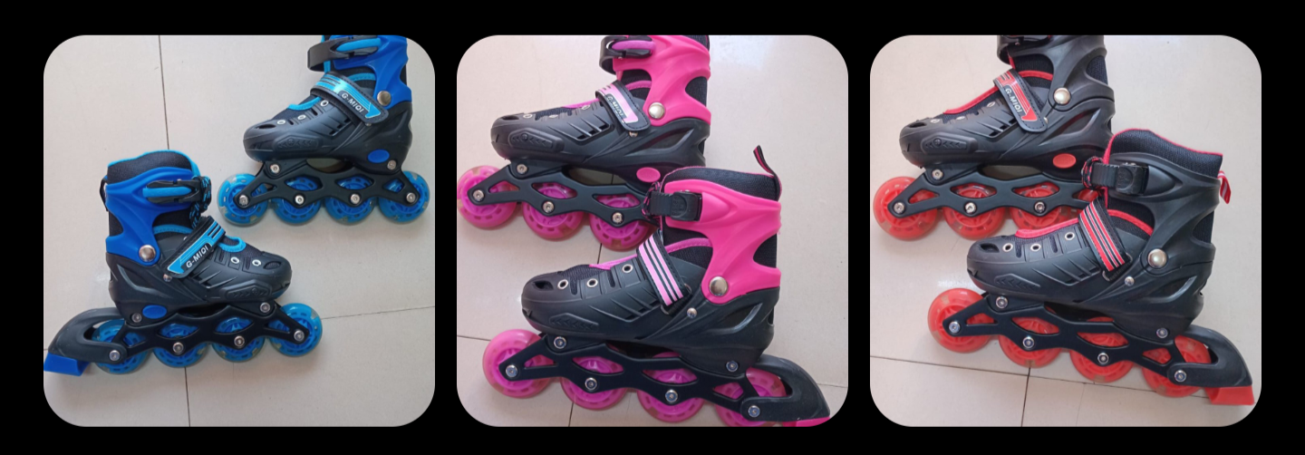 🛼✨ Quality Hard Skate boots Adjustable Roller Skates – Fun, Safe & Stylish! ✨🛼Let your little one roll in confidence with these strong, comfortable, and adjustable roller skates