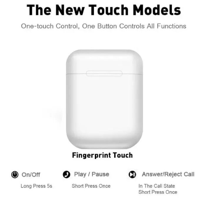 🎧 i12 TWS Wireless Earbuds – Compact Power, Clear Sound 🔥Upgrade your listening experience with the sleek and reliable i12 TWS earbuds—perfect for everyday use, calls, and music on the go