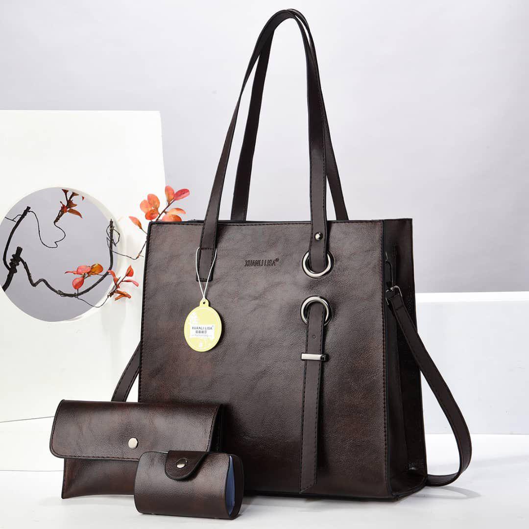 👜✨ Elegant Women’s Handbag Set (3-in-1 Combo) Upgrade your style with this luxurious women’s handbag set, designed for elegance, convenience, and everyday use. Large To