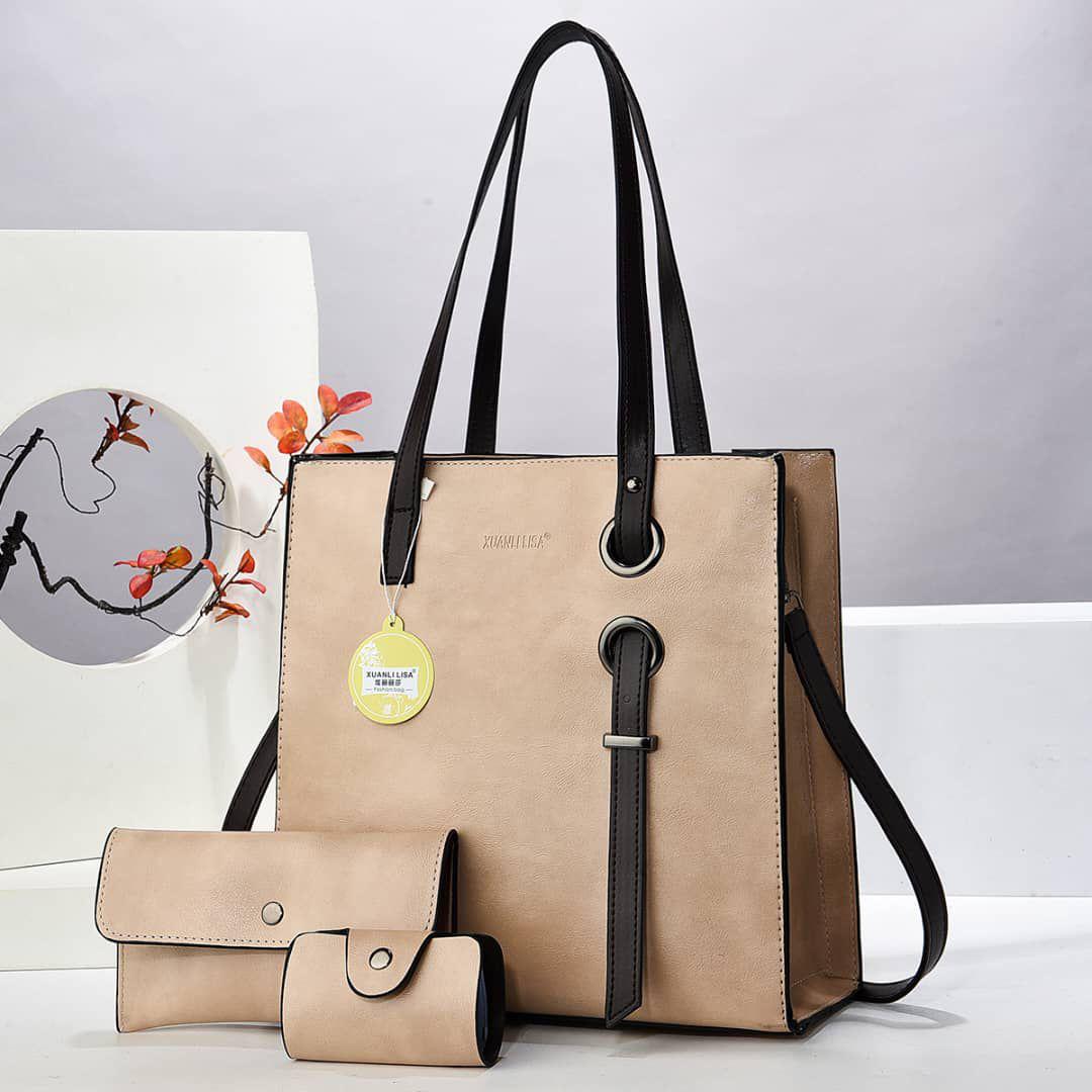 👜✨ Elegant Women’s Handbag Set (3-in-1 Combo) Upgrade your style with this luxurious women’s handbag set, designed for elegance, convenience, and everyday use. Large To