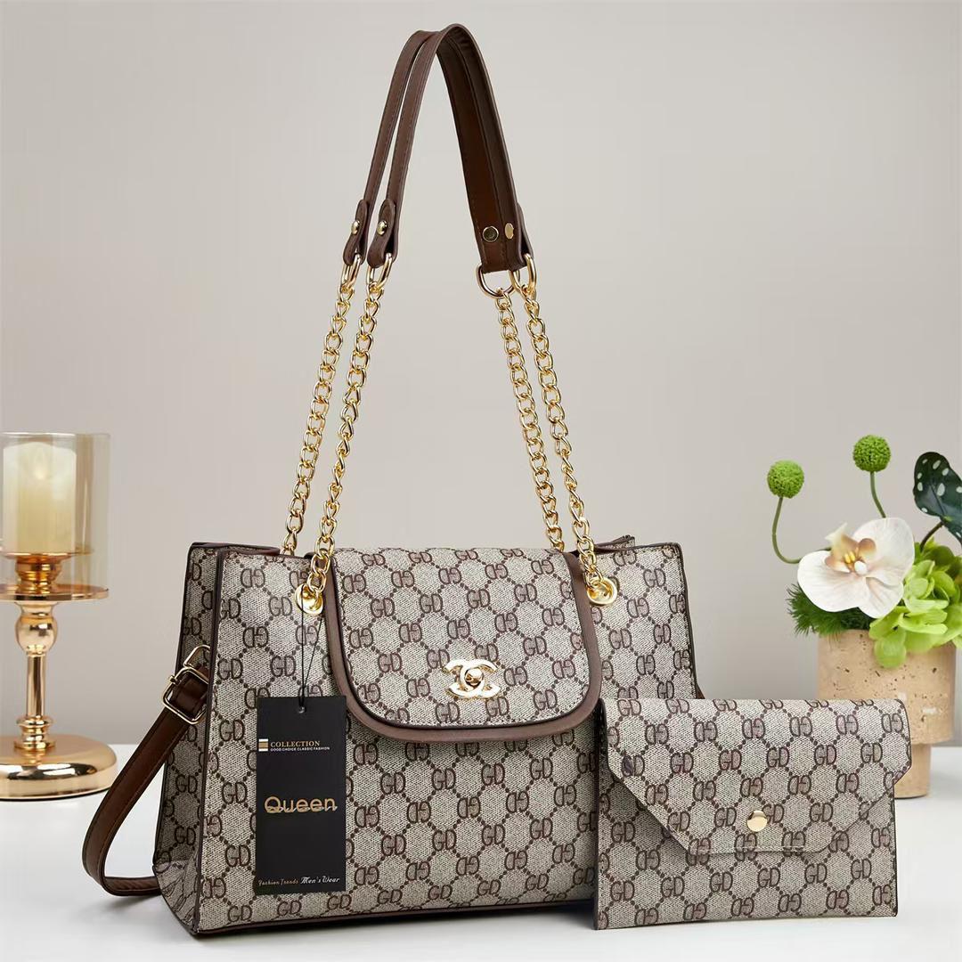 👜✨ 3-in-1 Luxury Handbag Set (Model 867#) Upgrade your style with this elegant multi-piece handbag set, designed for versatility, class, and everyday convenience