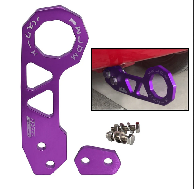 Tow Hook JDM Style Racing Rear Aluminum Alloy Car Rear Tow Hook