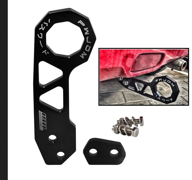 Tow Hook JDM Style Racing Rear Aluminum Alloy Car Rear Tow Hook