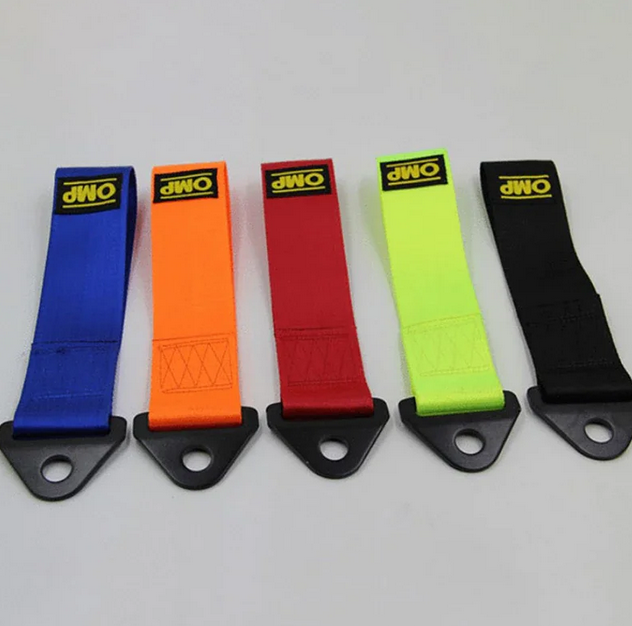 Heavy-Duty Nylon Tow Strap: Universal Car Racing Tow Ropes for Maximum Bumper Trailer Towing Strength