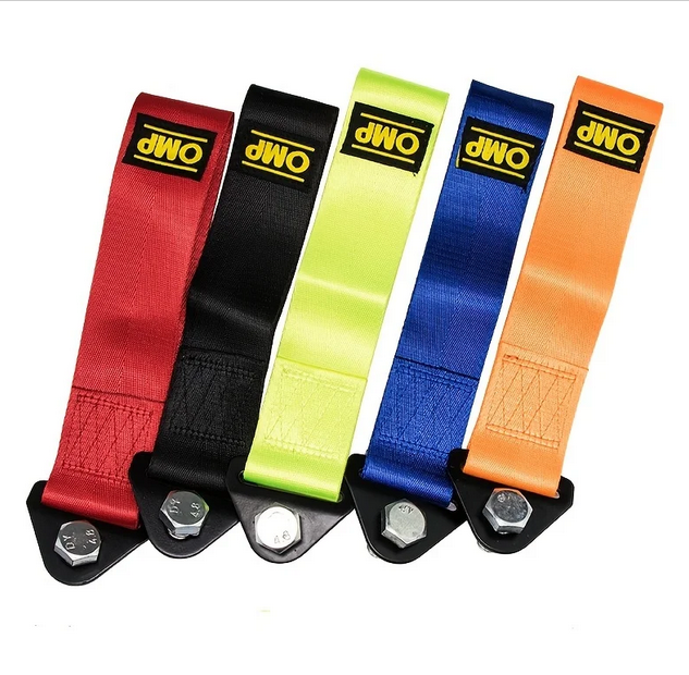 Heavy-Duty Nylon Tow Strap: Universal Car Racing Tow Ropes for Maximum Bumper Trailer Towing Strength