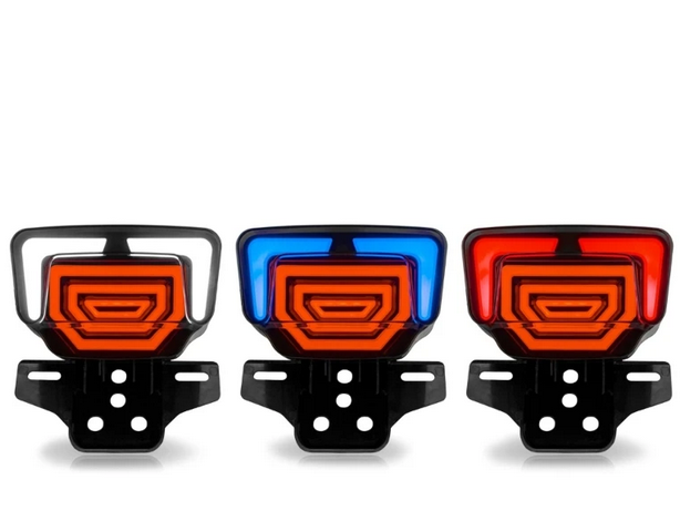 Motorcycle Rear Lights LED Motorcycle Brake Light ATV Tail Light Motorbike Stop Turn Signal Direction Indicator Blinker