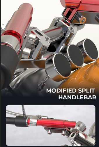 Motorcycle  Adjustable Steering Handlebar CNC 7/8" 22mm