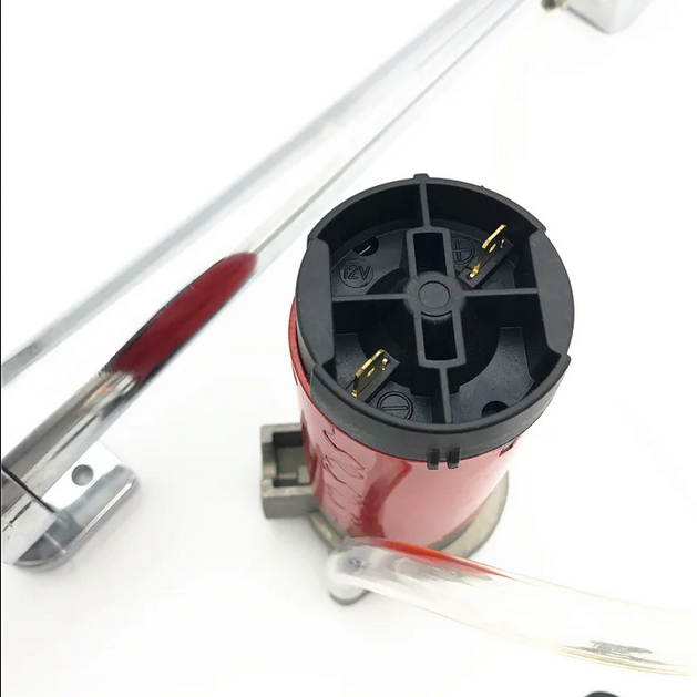 Universal 17inch Single Trumpet Car Air Horn 12V Compressor 150DB Super Loud Air Hose Car Horn Speaker for Truck Boat Motorcycle