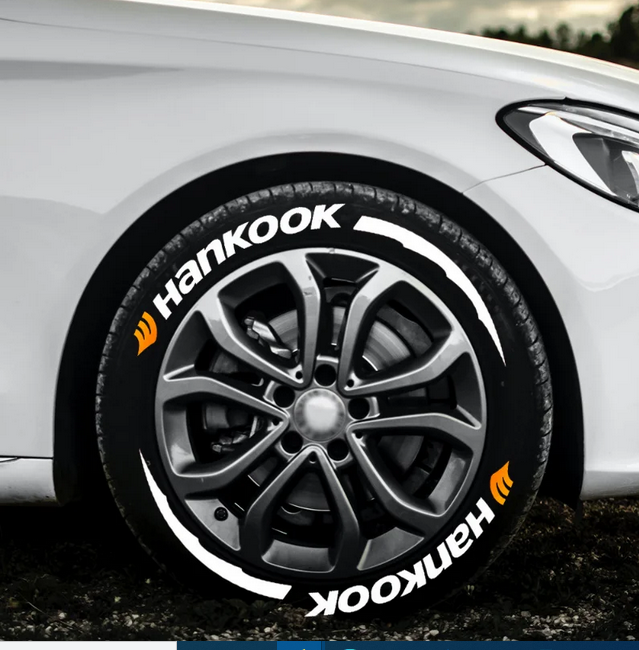 3D Car Tire Decals  Letters Stickers Wolf Teeth Styling Decoration Automobile Motorcycle Tire Wheels Label Decals