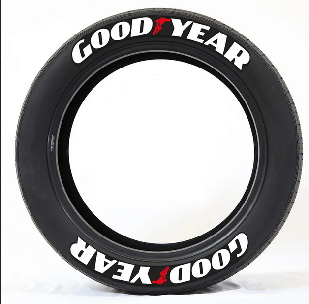 3D Car Tire Decals  Letters Stickers Wolf Teeth Styling Decoration Automobile Motorcycle Tire Wheels Label Decals