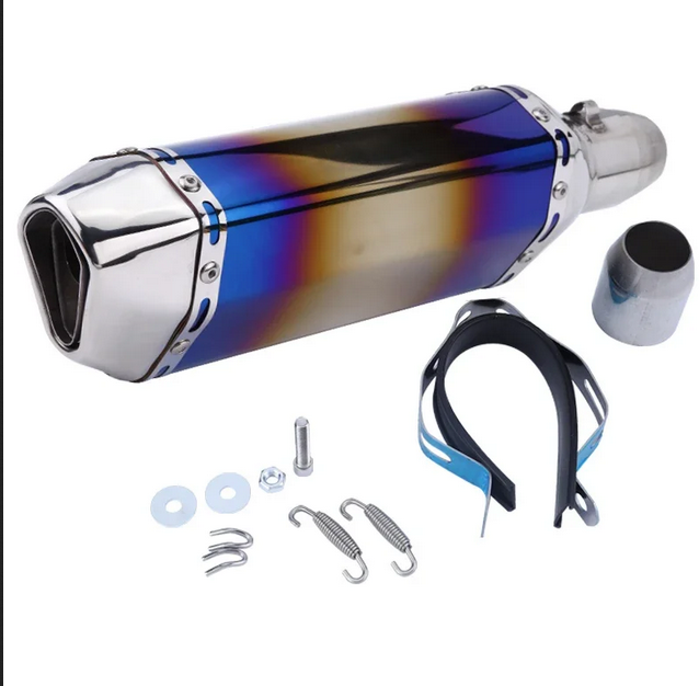 Motorcycle Slip-on Exhaust Pipe with DB Killer Escape Moto Universal 51mm 60mm Muffler for Honda Yamaha Suzuki Kawasaki Benelli