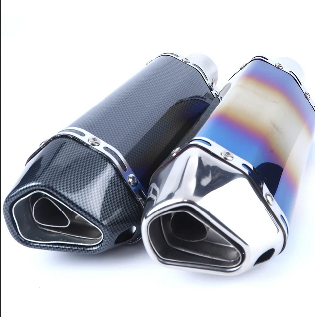 Motorcycle Slip-on Exhaust Pipe with DB Killer Escape Moto Universal 51mm 60mm Muffler for Honda Yamaha Suzuki Kawasaki Benelli