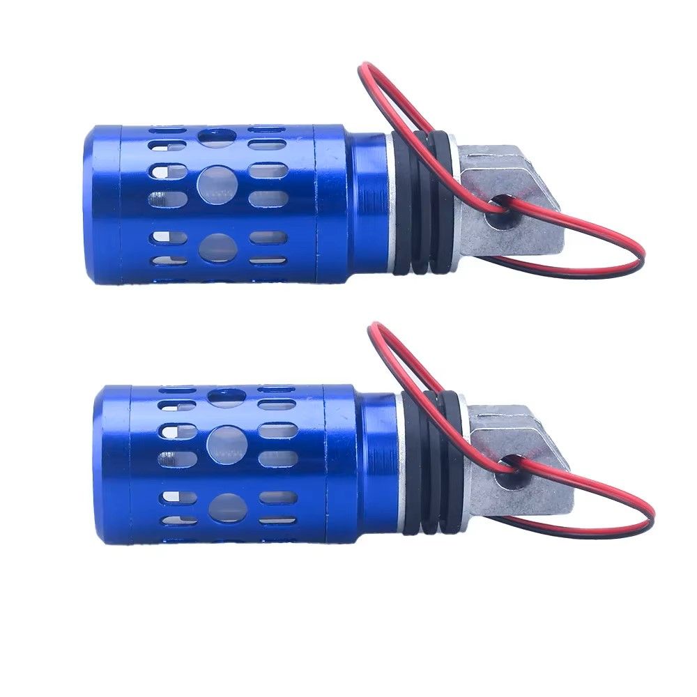 Universal Motorcycle Foot Pegs Front Rear Footrest Shifter Peg Pedals Lights Aluminum Alloy Breakout Sof tail Accessories