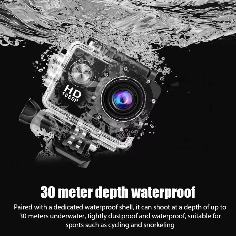 Ultra HD 4K Action Camera 1080P/30FPS 2.0 inch Screen WiFi Remote Control Mini Cameras Waterproof DV Helmet Go Sport Camera Pro