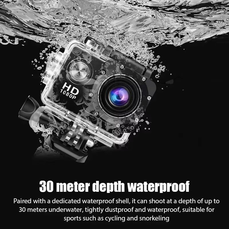 Ultra HD 4K Action Camera 1080P/30FPS 2.0 inch Screen WiFi Remote Control Mini Cameras Waterproof DV Helmet Go Sport Camera Pro