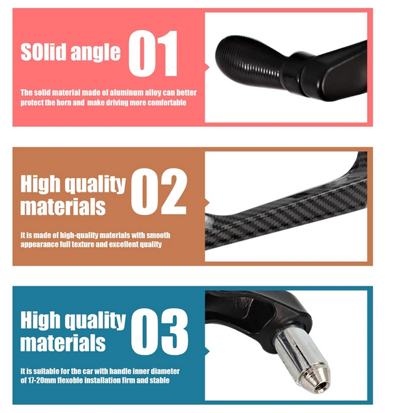 2PCS CNC Motorcycle Brake Clutch Levers Guard Protector Modification Anti-Fall Horn Brakes Hand Guard Bow Protection Rod