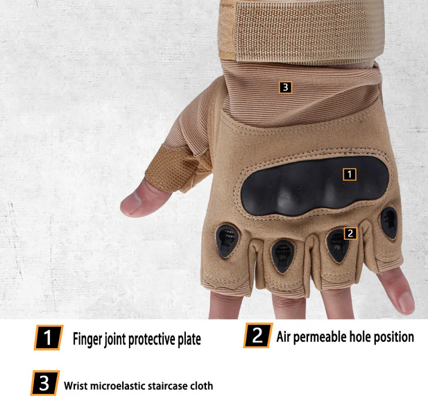 Half Finger Cycling Gloves for man Outdoor Men Gloves Women Sports Shooting Hunting Motorcycle Bike Glove Accessories