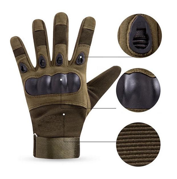 Full Fingers Tactical Gloves Men Protective Shell Mittens Antiskid Workout Fitness Gloves For Men Women