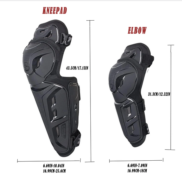 Motorcycle Knee Shin Guard Pads for Men Anti-Slip 2 in 1 Protector Adjustable Motocross Knee Protection Armor Racing Prot