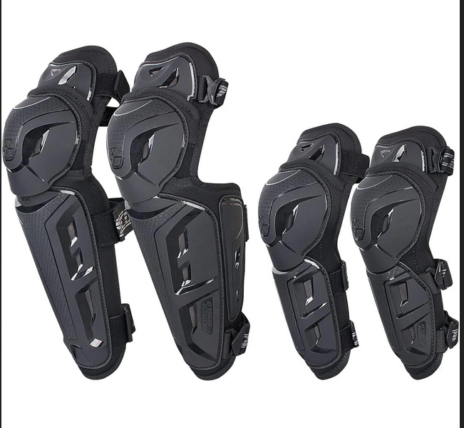 Motorcycle Knee Shin Guard Pads for Men Anti-Slip 2 in 1 Protector Adjustable Motocross Knee Protection Armor Racing Prot