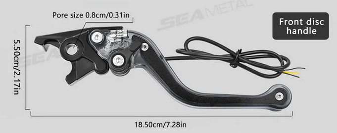 Motorcycle Adjustable Brake Clutch Levers Light Up Signal Turn Light Brake Handle Levers m1000rr