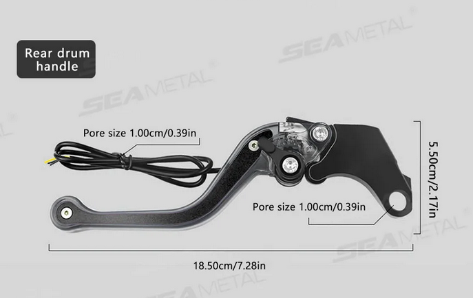Motorcycle Adjustable Brake Clutch Levers Light Up Signal Turn Light Brake Handle Levers m1000rr