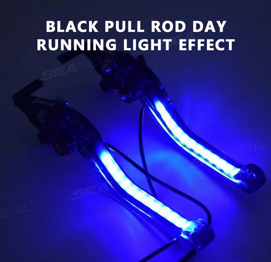 Motorcycle Adjustable Brake Clutch Levers Light Up Signal Turn Light Brake Handle Levers m1000rr