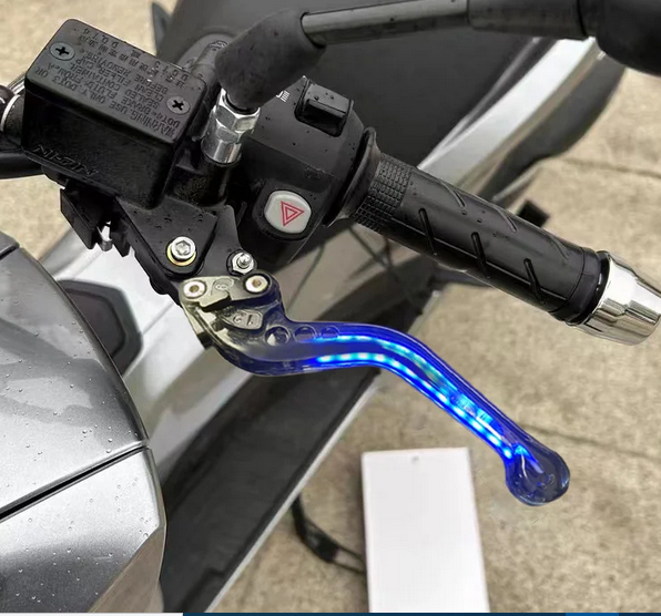 Motorcycle Adjustable Brake Clutch Levers Light Up Signal Turn Light Brake Handle Levers m1000rr