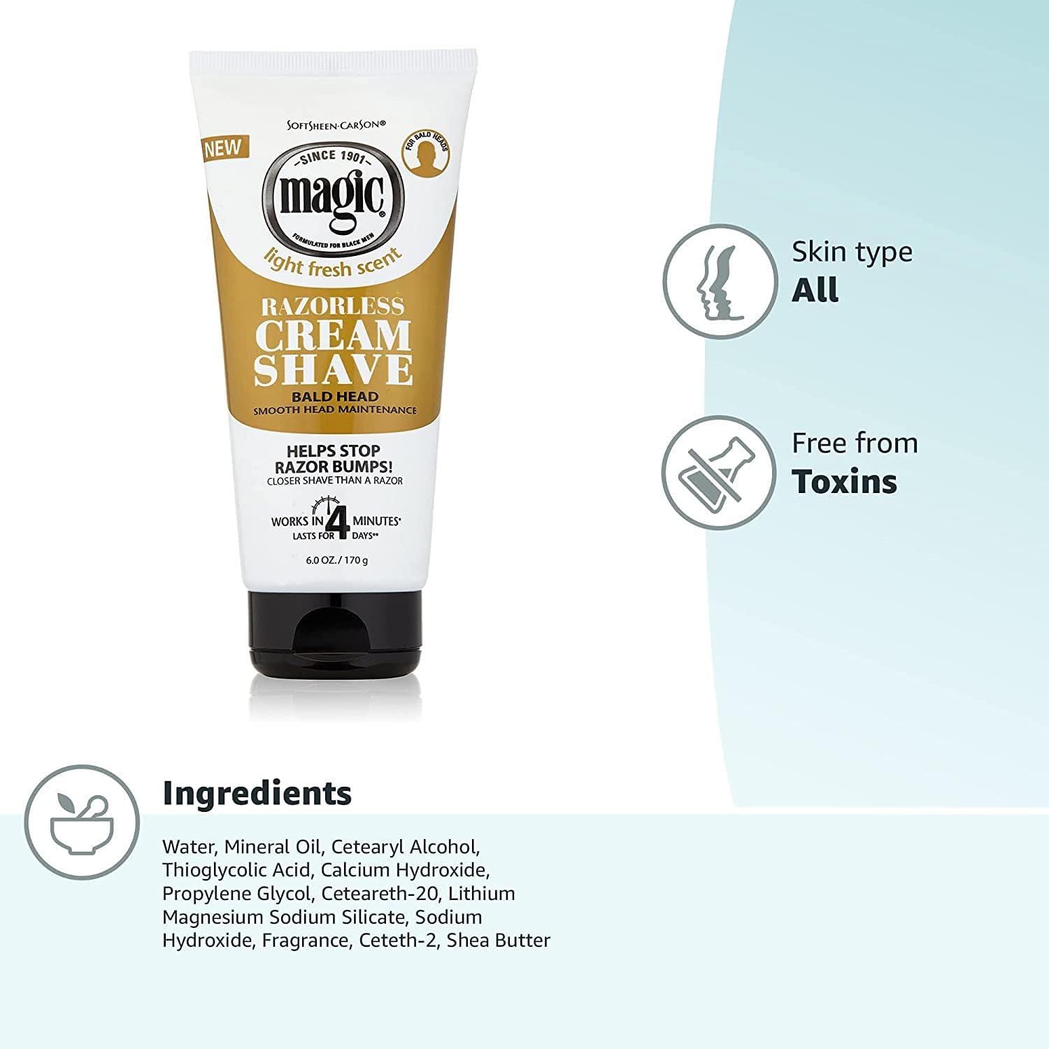 Share this product


Magic Hair Removal & Shaving Cream Smooth Strength Bald Head Maintenance