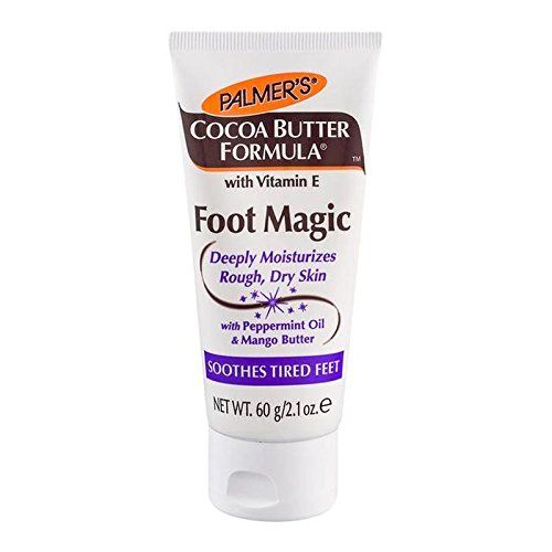 Palmer's Cocoa Butter Formula Foot Magic Moisturizing Foot Cream for Dry, Cracked Heels, Feet Moisturizer with Peppermint Oil & Vitamin E,